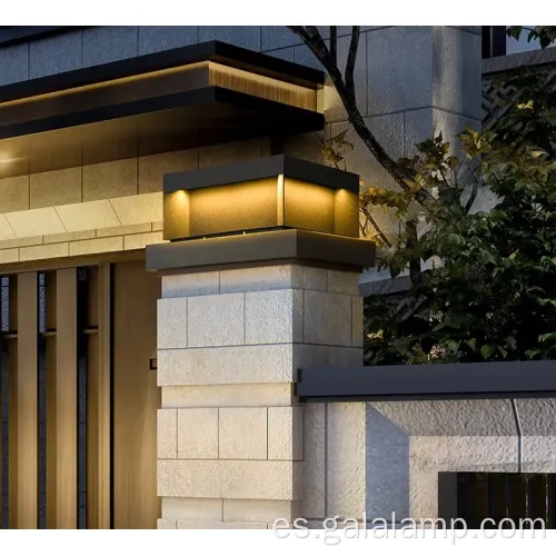 Elegante IP54 LED de acero inoxidable impermeable al aire libre de acero inoxidable